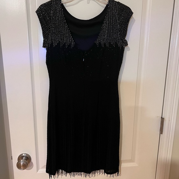 Aidan Mattox Beaded Fringe Dress - Size 4 - Picture 12 of 12